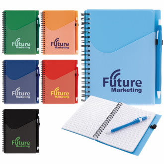 Cool 2-Tone Notebook and Pen