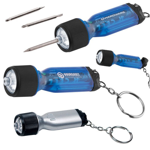 Mini Flashlight Tool Keychain